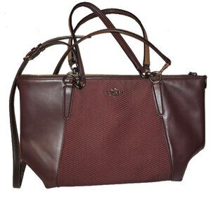 Coach burgundy bag